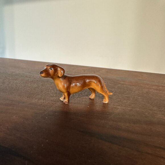 Vintage Hagen Renaker Mini Dachshund Dog Puppy Pet - Picture 2 of 10